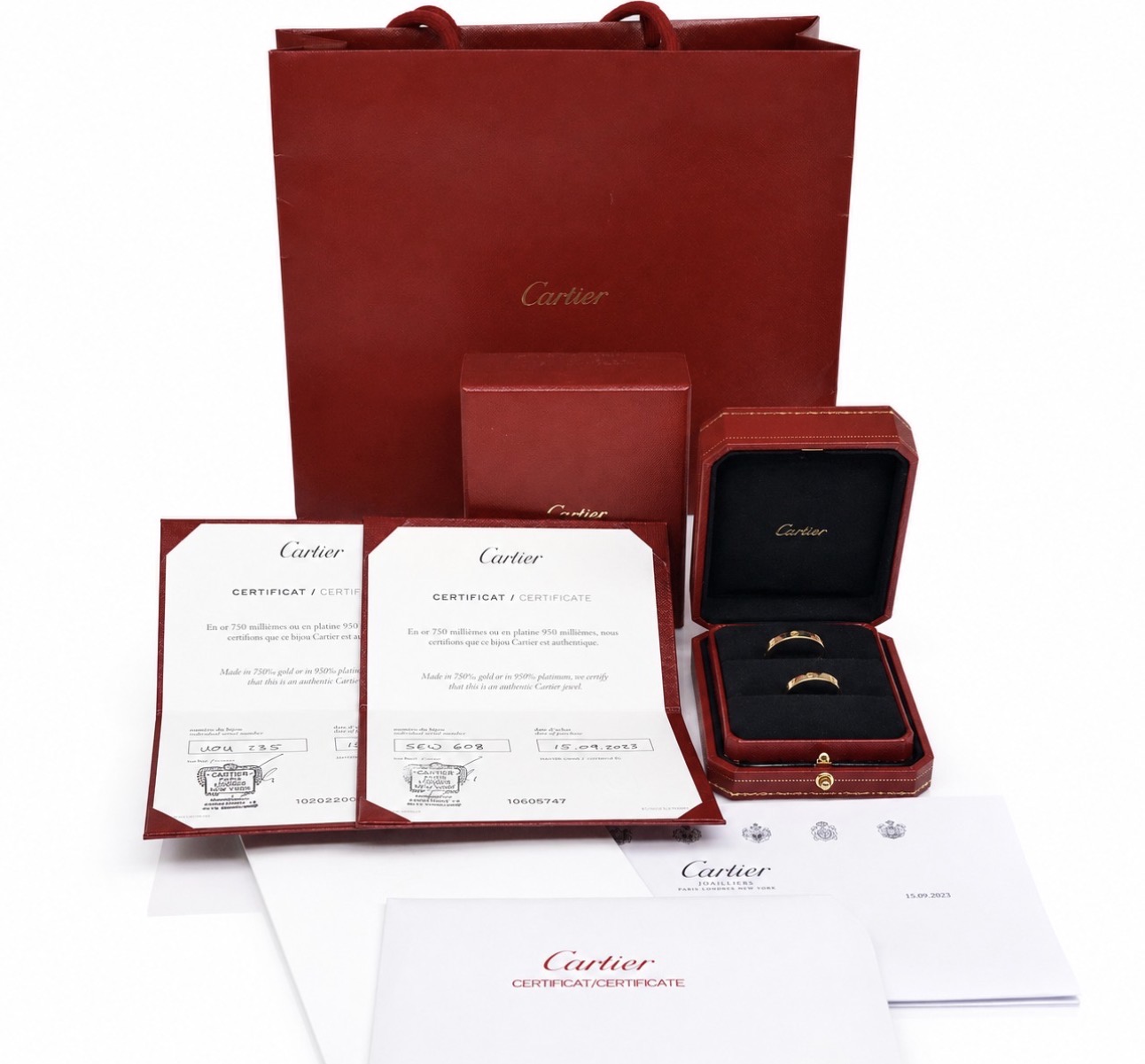 Cartier Love - a pair of wedding rings 2