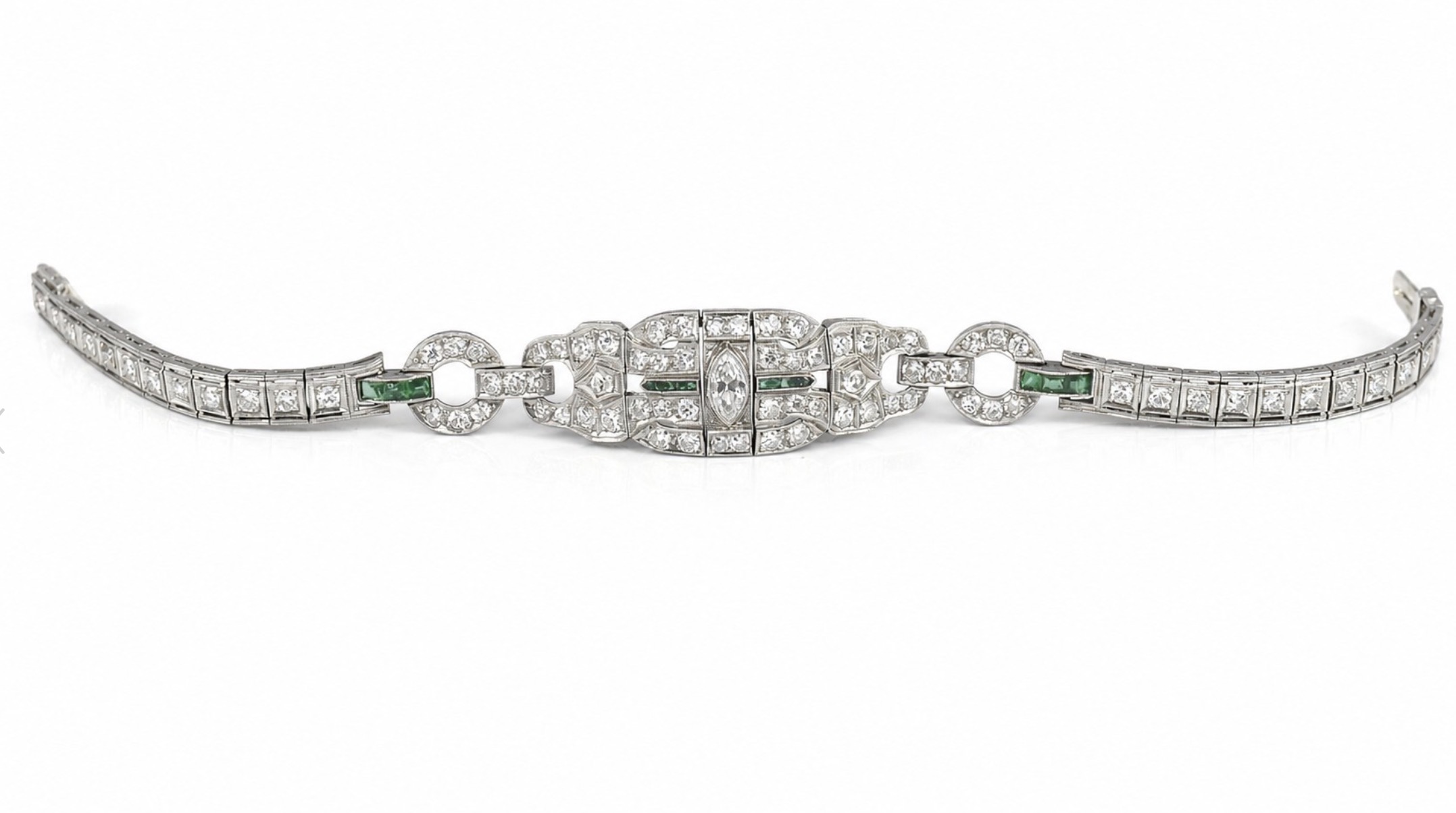Diamentowa bransoleta w stylu Art Deco 2