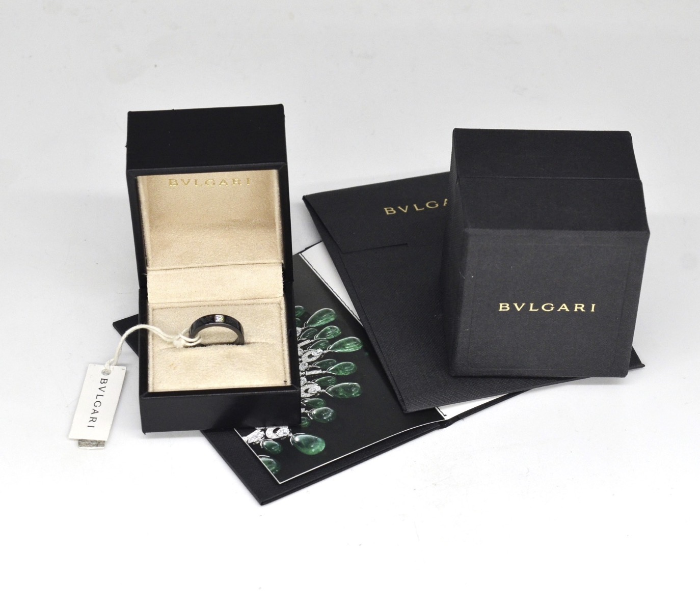 BVLGARI Double Logo diamond ring 3