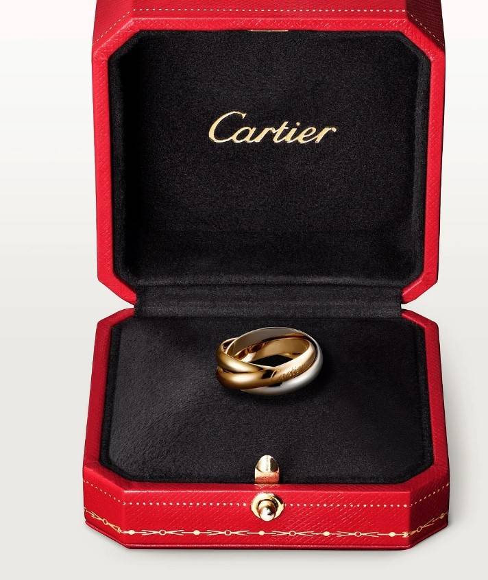 Cartier Trinity, wedding ring 3