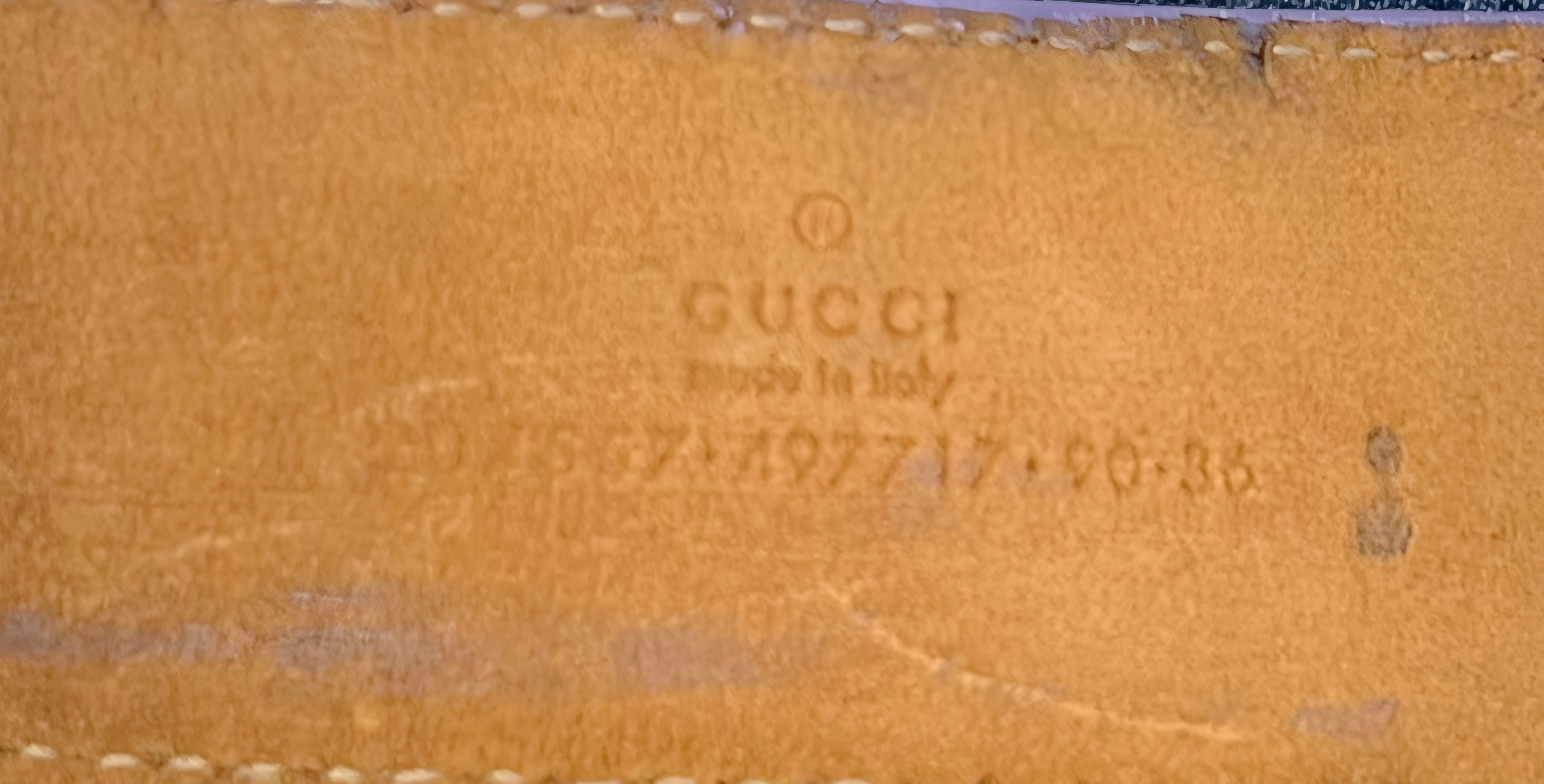 Leather Gucci Belt 1