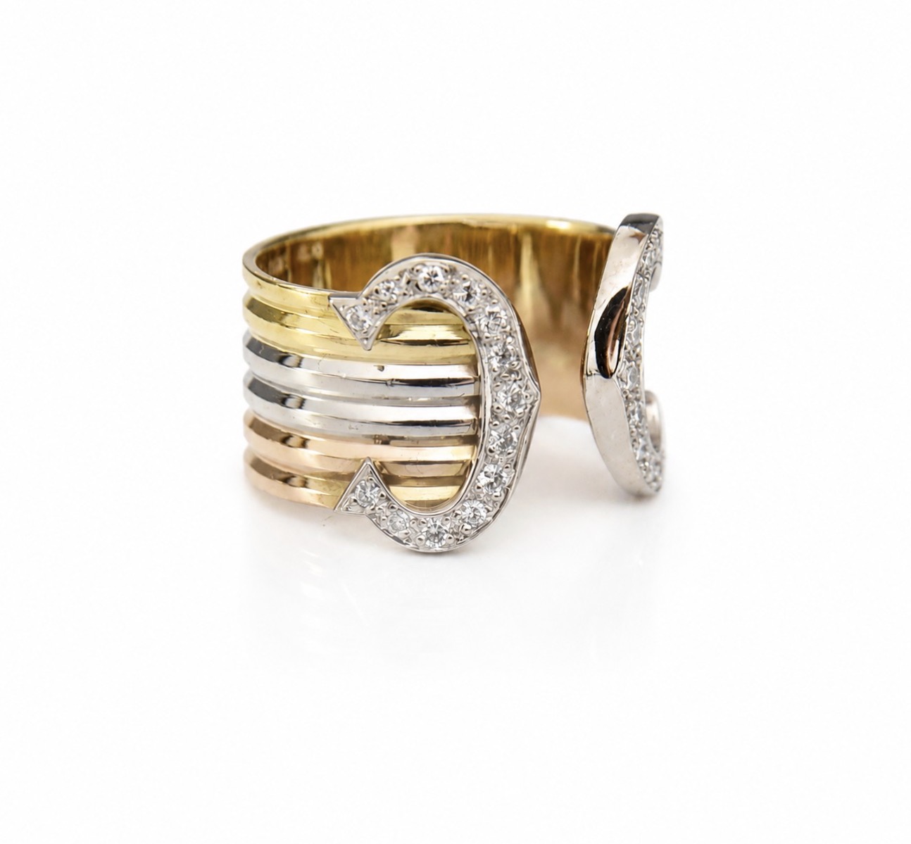 Obrączka Cartier Double C 0