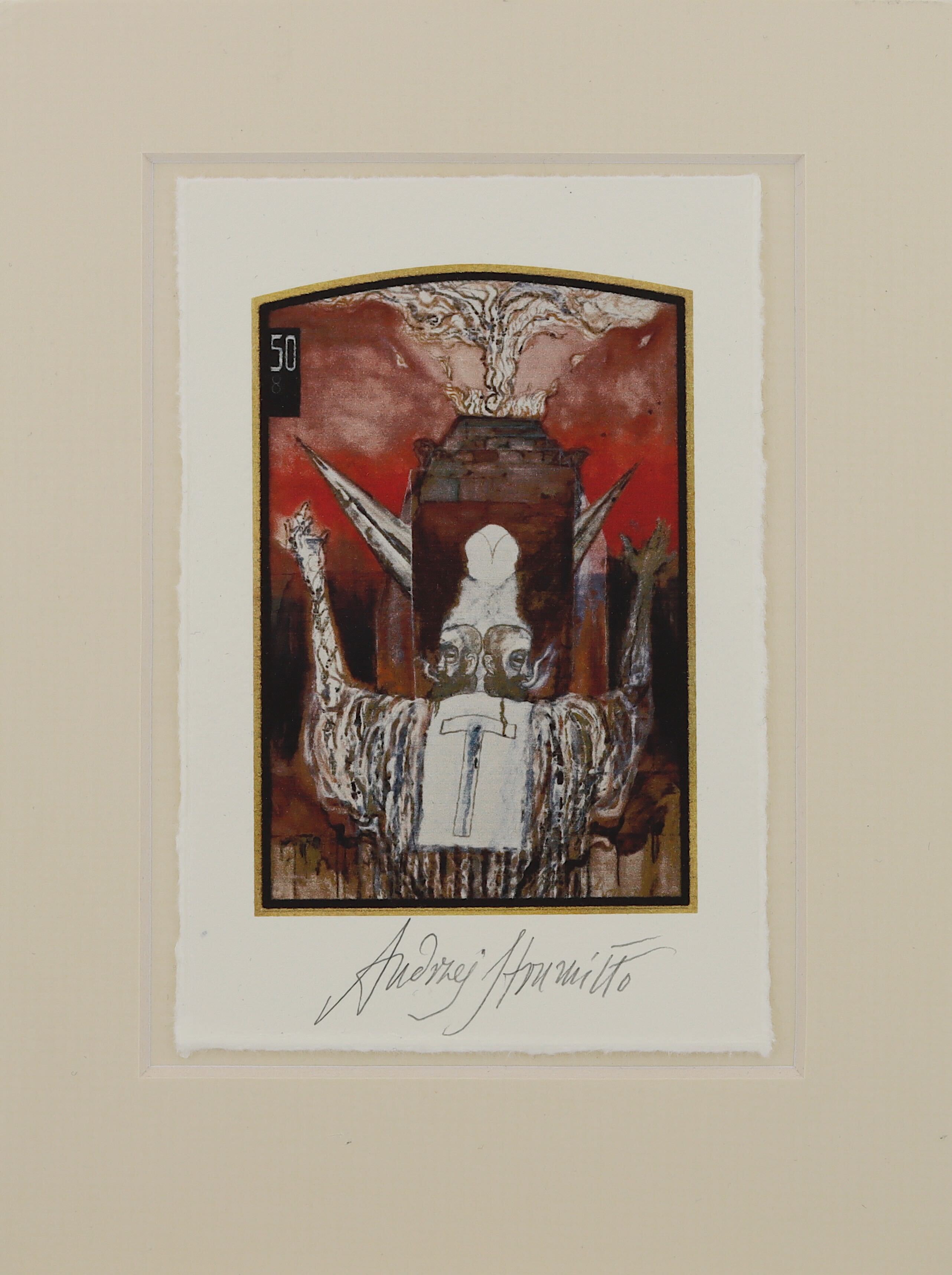 Set of 20 replicas of paintings from the series 'Psalms' 17