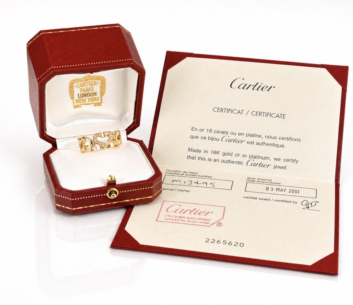 Pierścionek Cartier Heart C 5