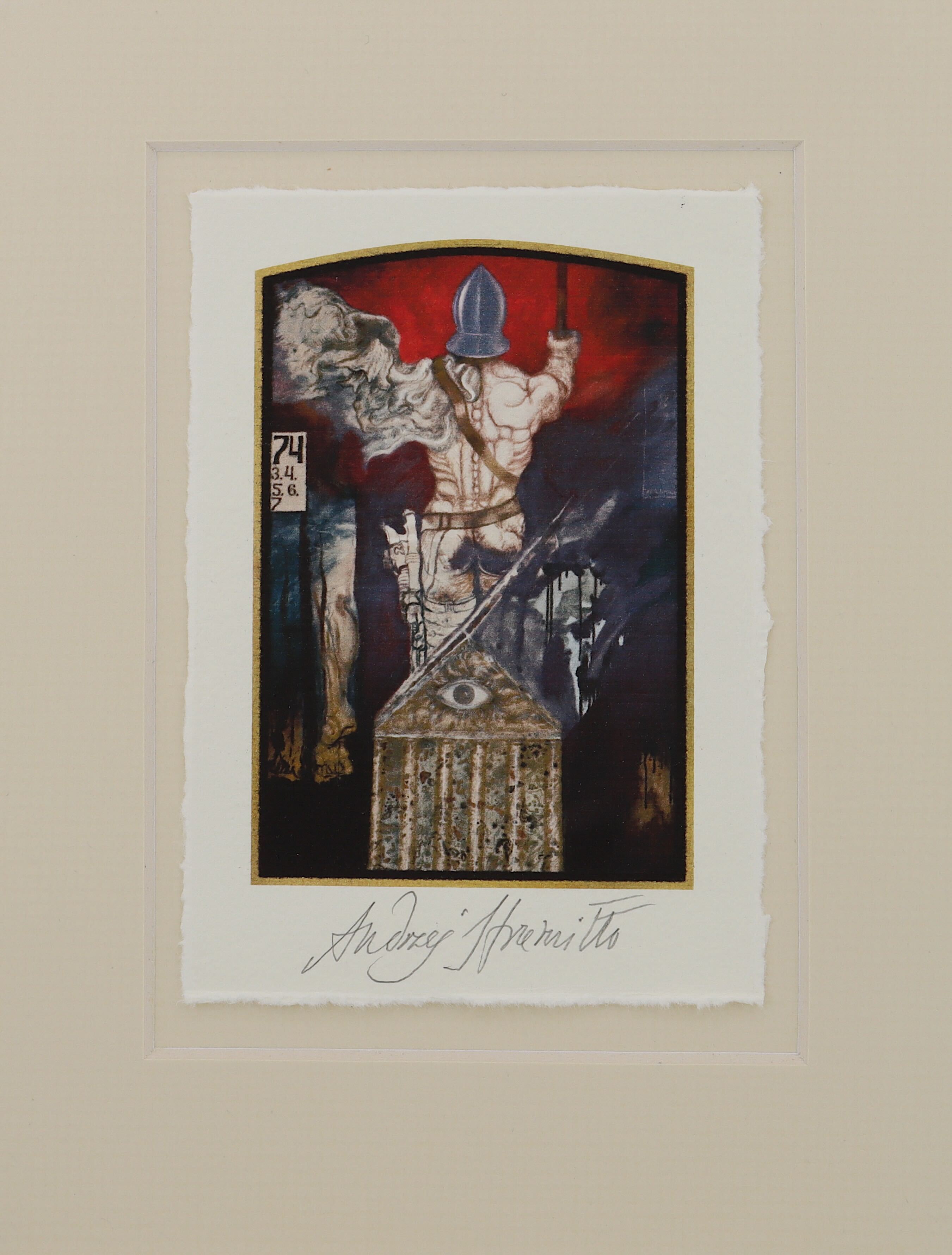 Set of 20 replicas of paintings from the series 'Psalms' 8