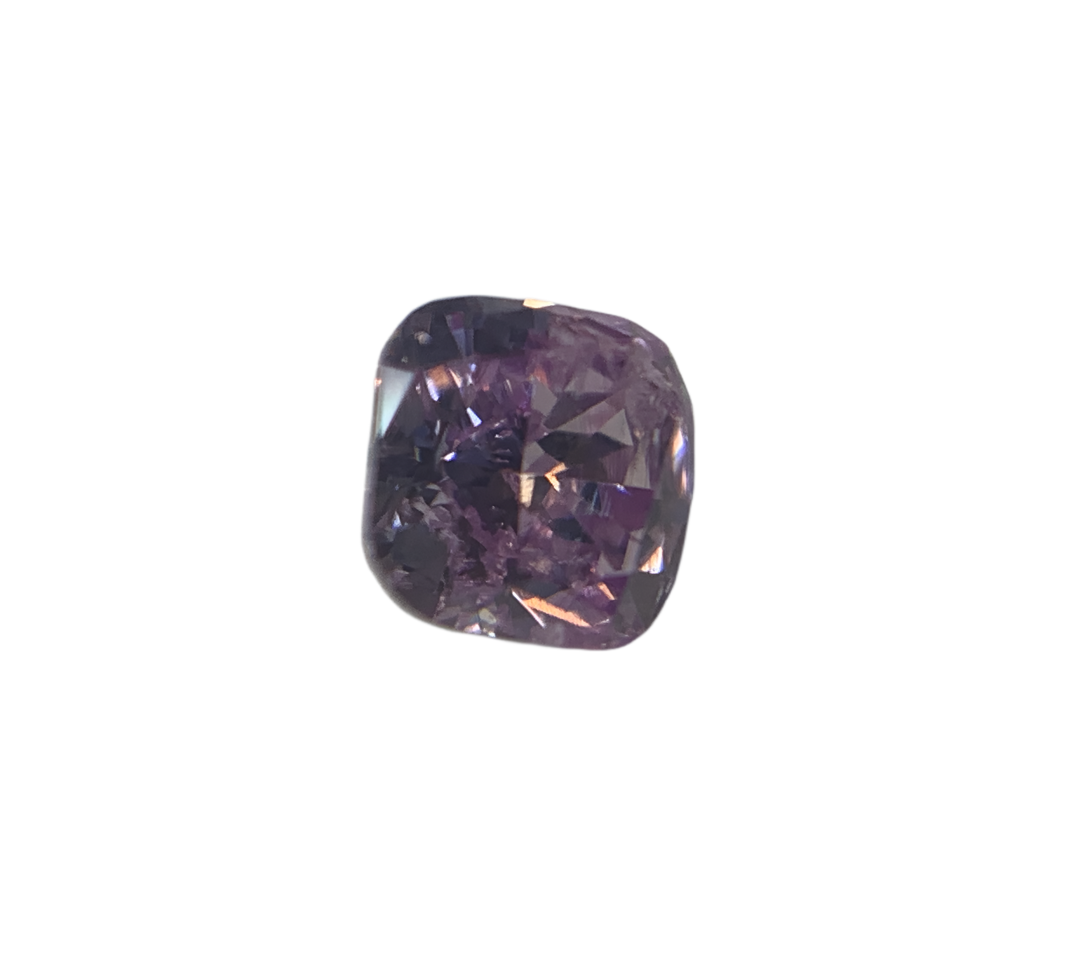 Natural 0.15 ct Fancy Intense Pink-Purple Diamond 2