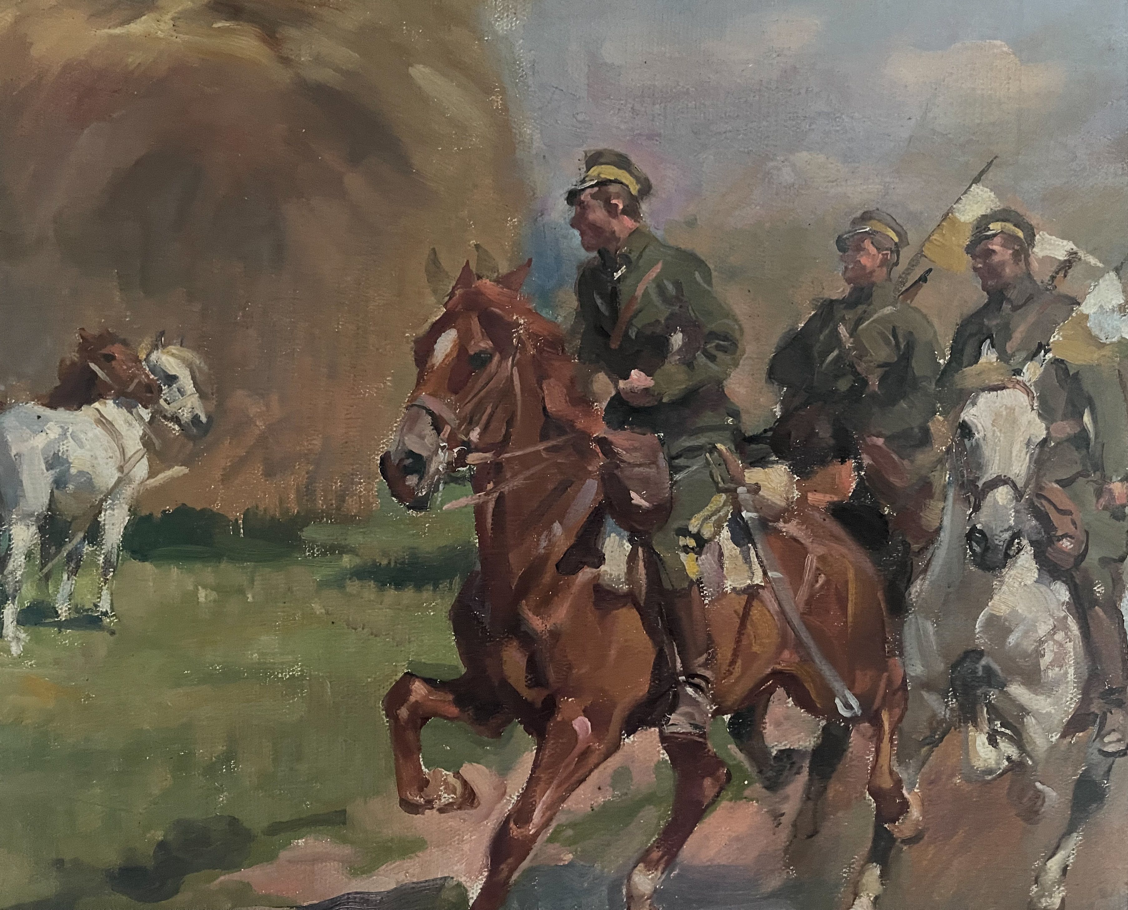 Scena polowa z kawalerią 1