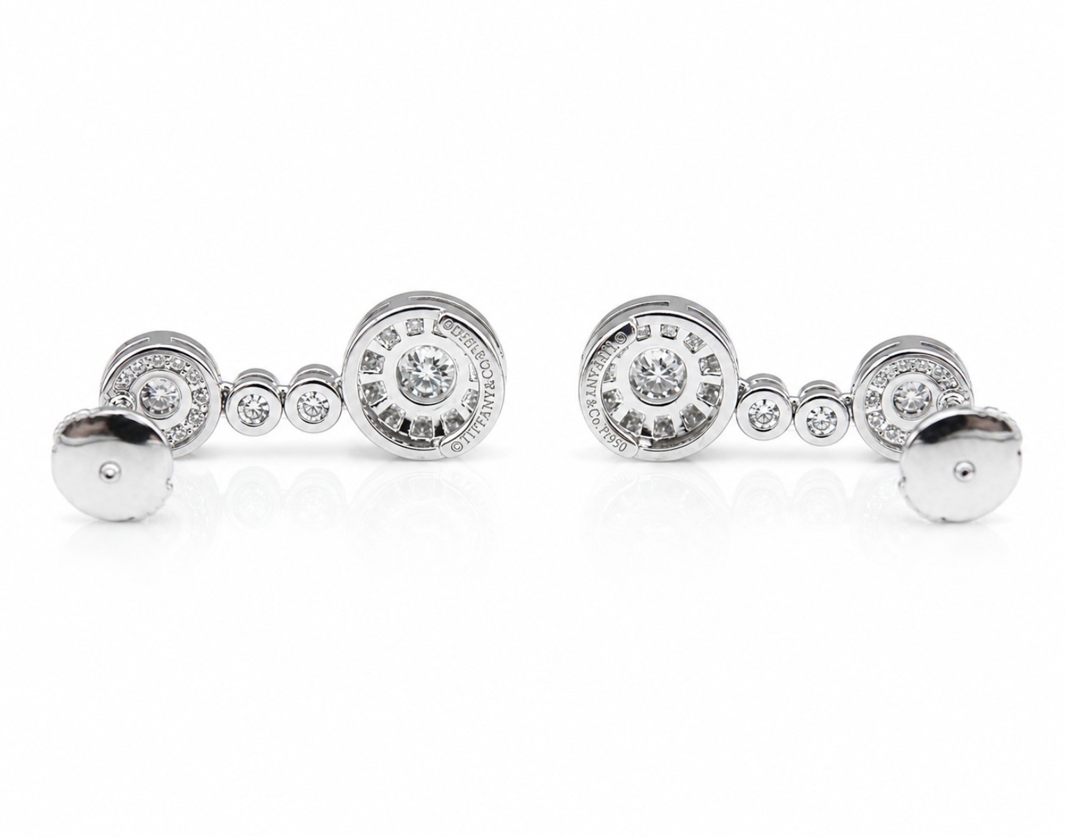 Brylantowe kolczyki Tiffany & Co. 2