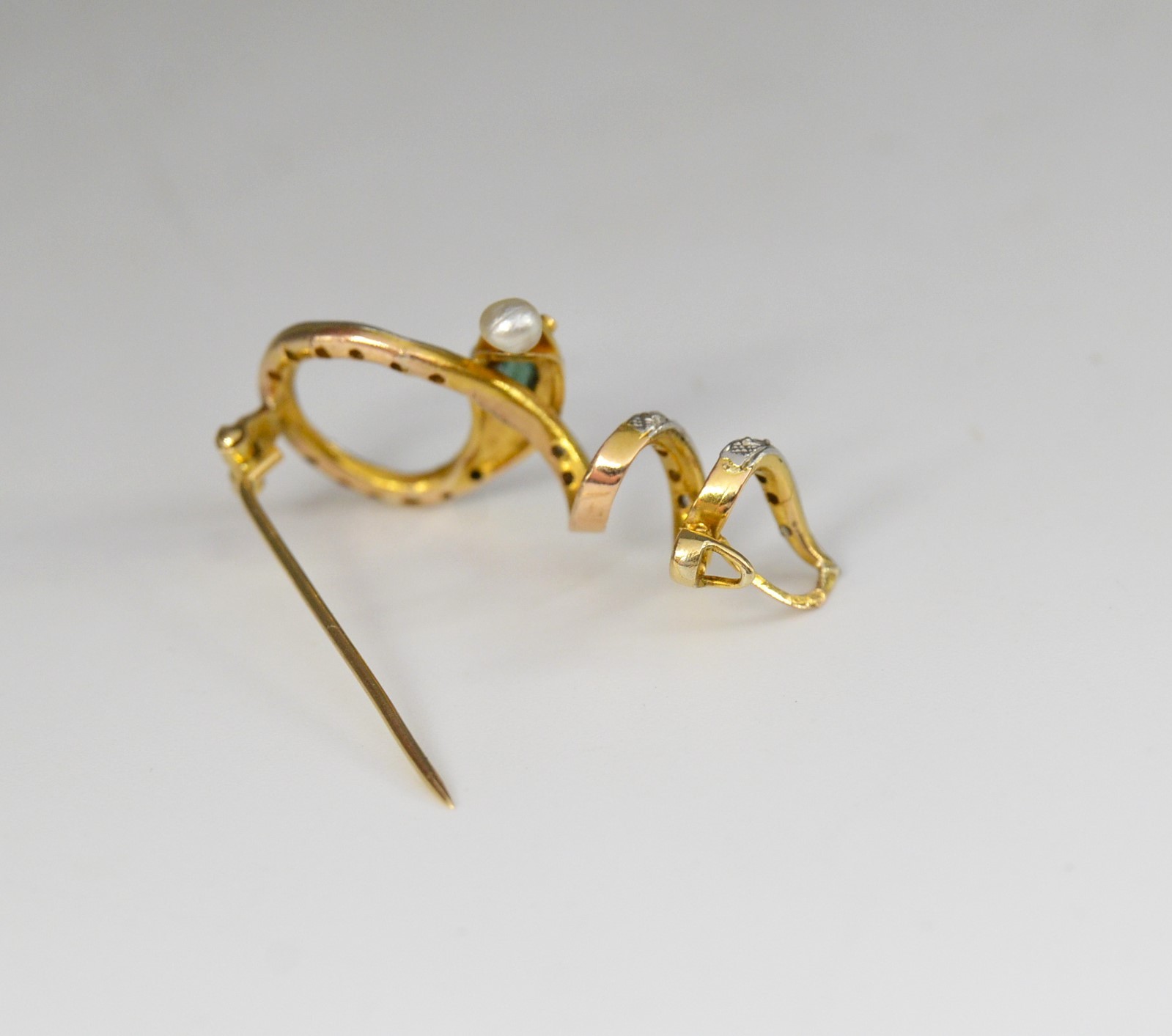 Brooch with Aesculapian Snake 1