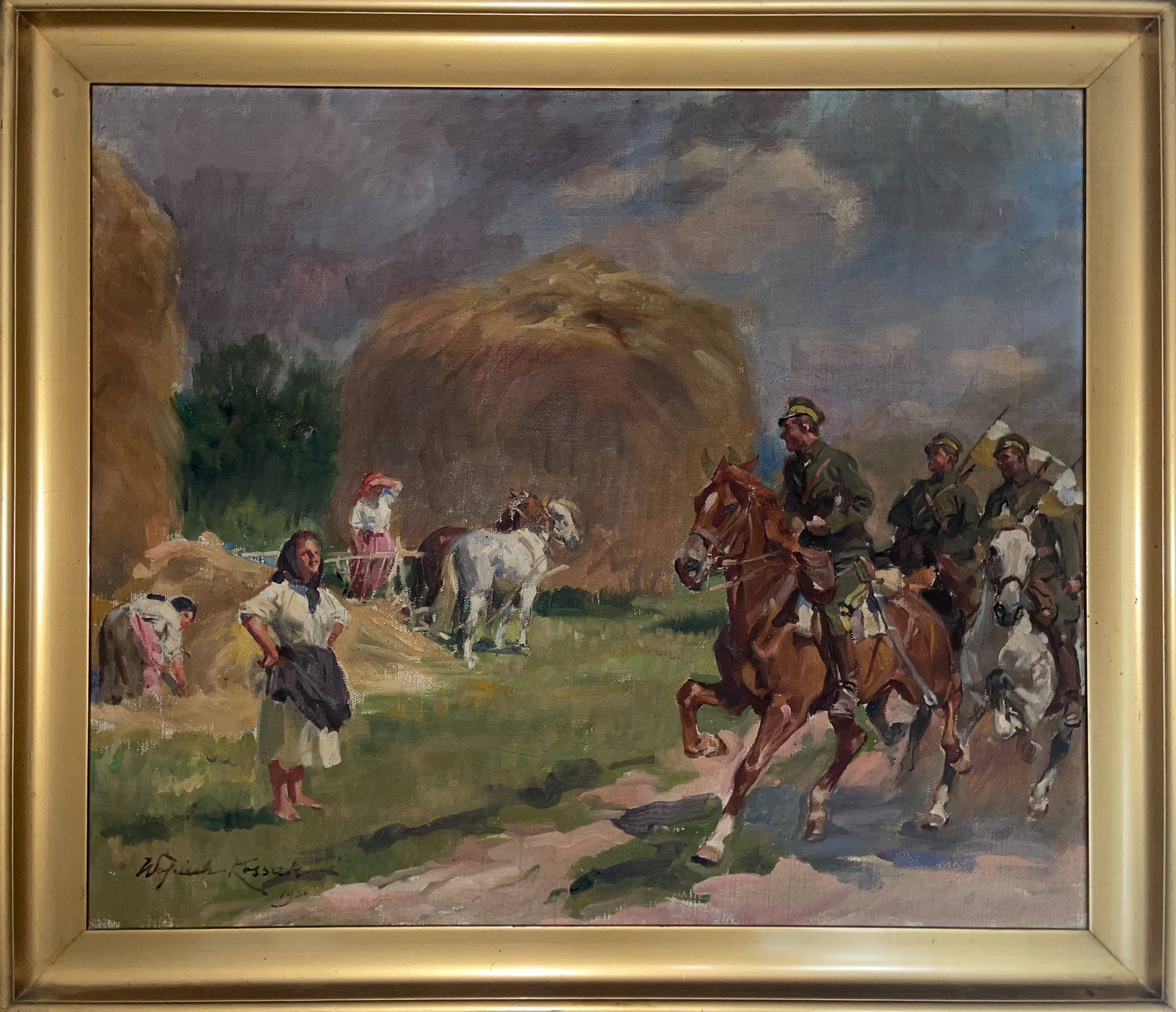 Scena polowa z kawalerią 0