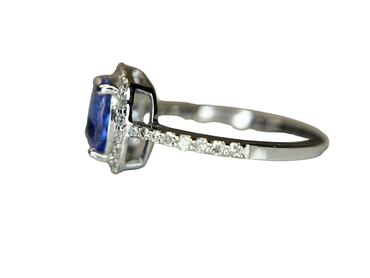 Ceylon Sapphire Ring Cornflour Blue 0