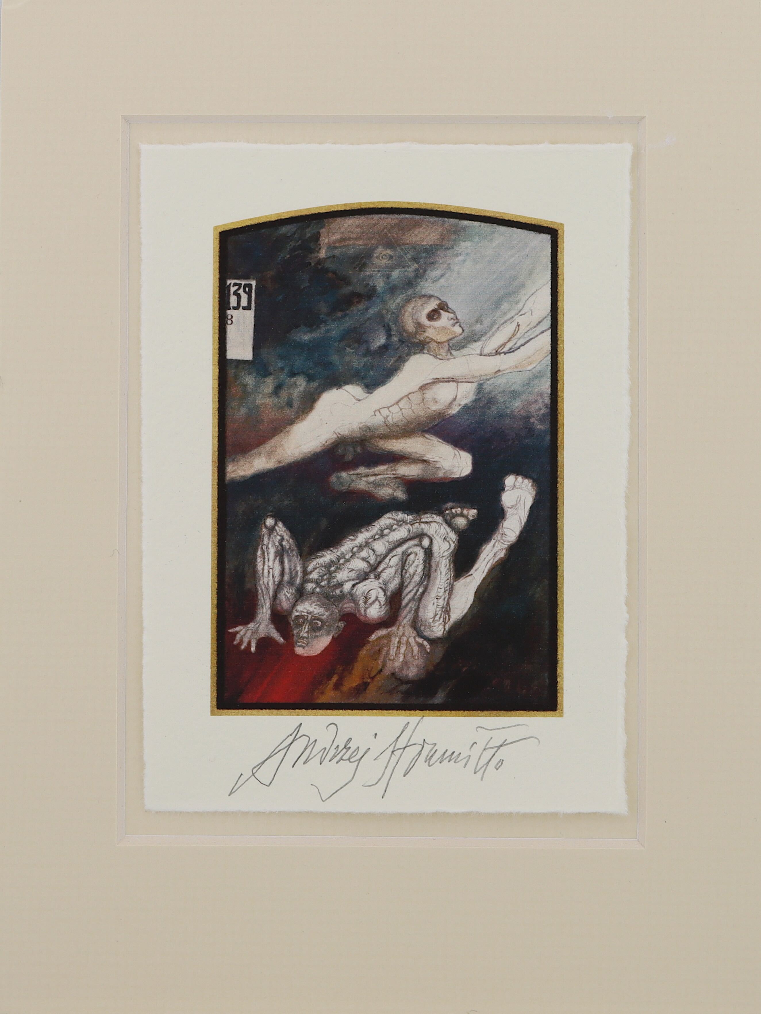Set of 20 replicas of paintings from the series 'Psalms' 2