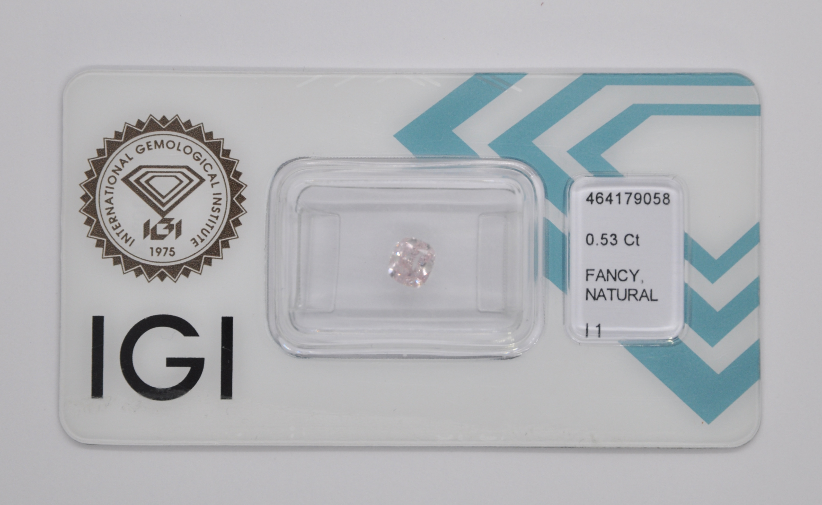 0.53 ct Natural Fancy Purplish Pink Diamond 0