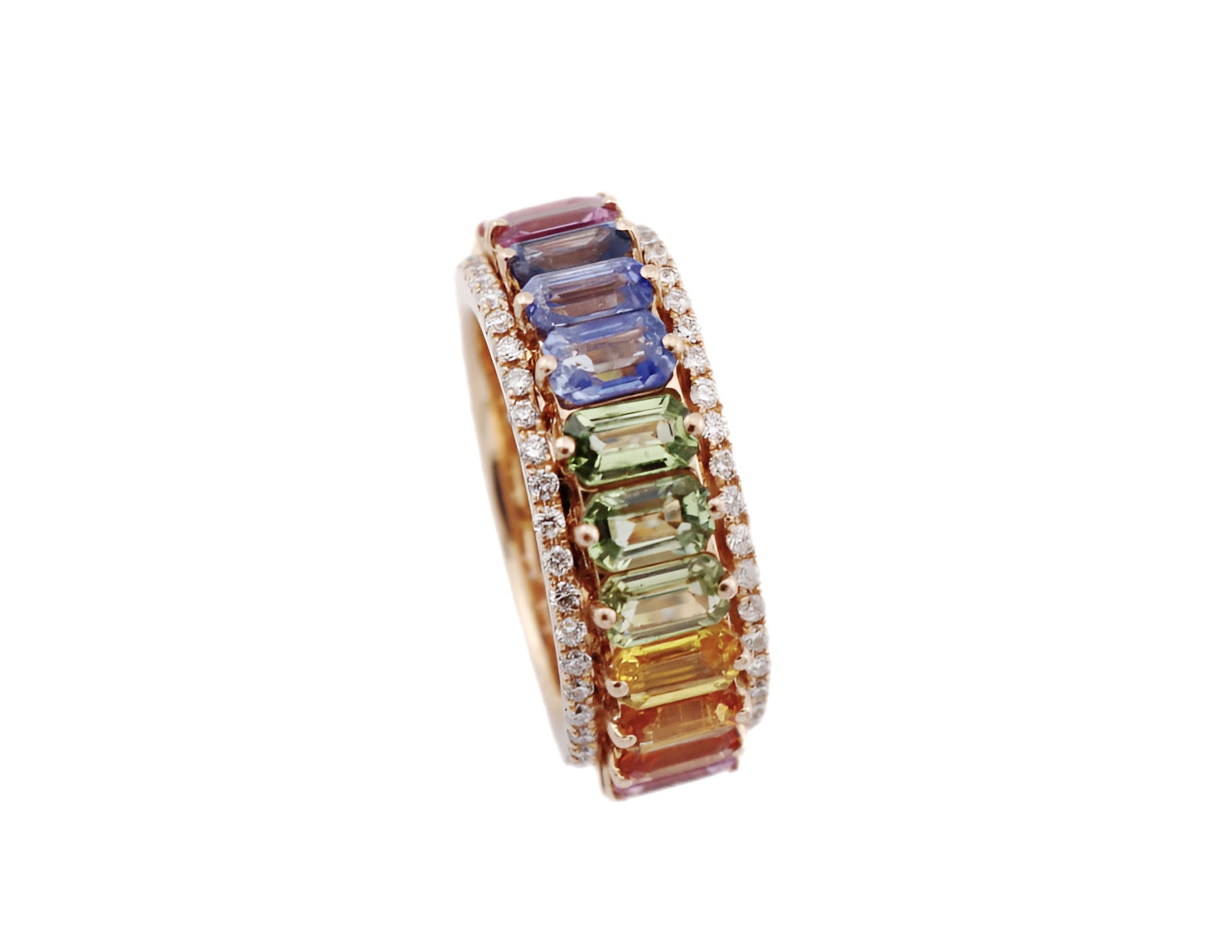 Sapphires and diamonds ring 0
