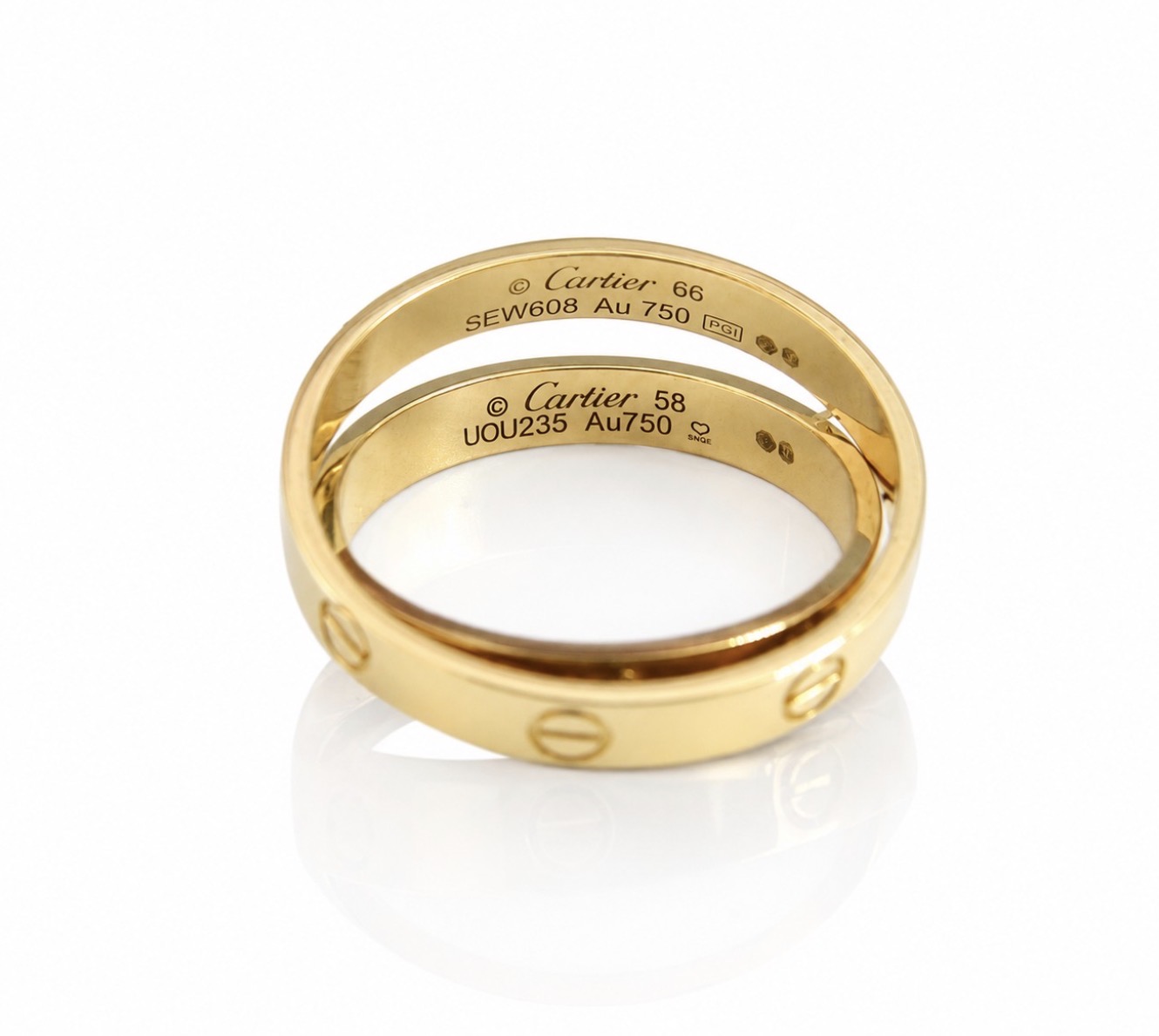 Cartier Love - a pair of wedding rings 1