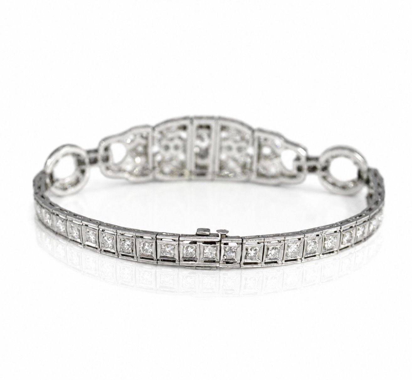 Diamentowa bransoleta w stylu Art Deco 2