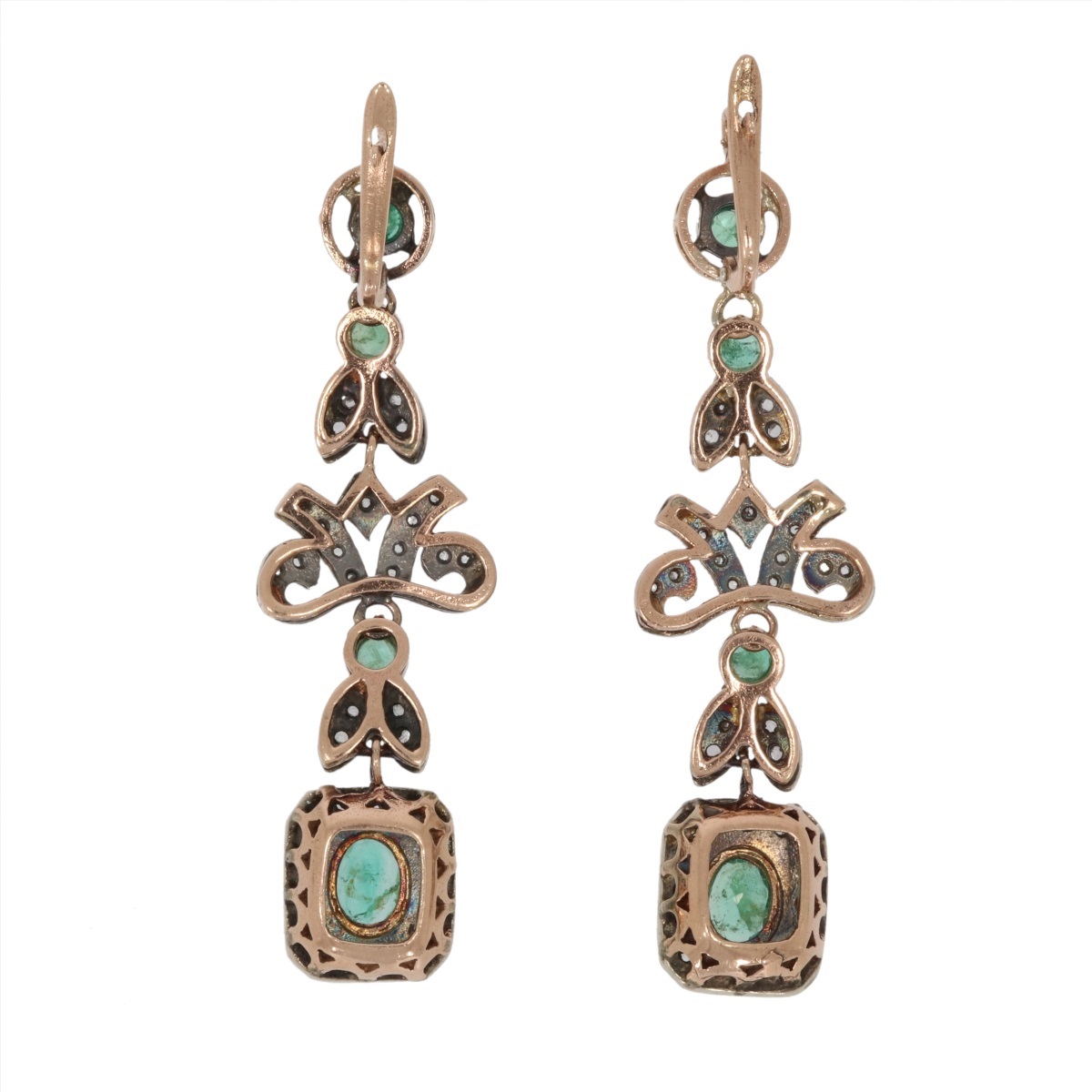 Emerald earrings 1