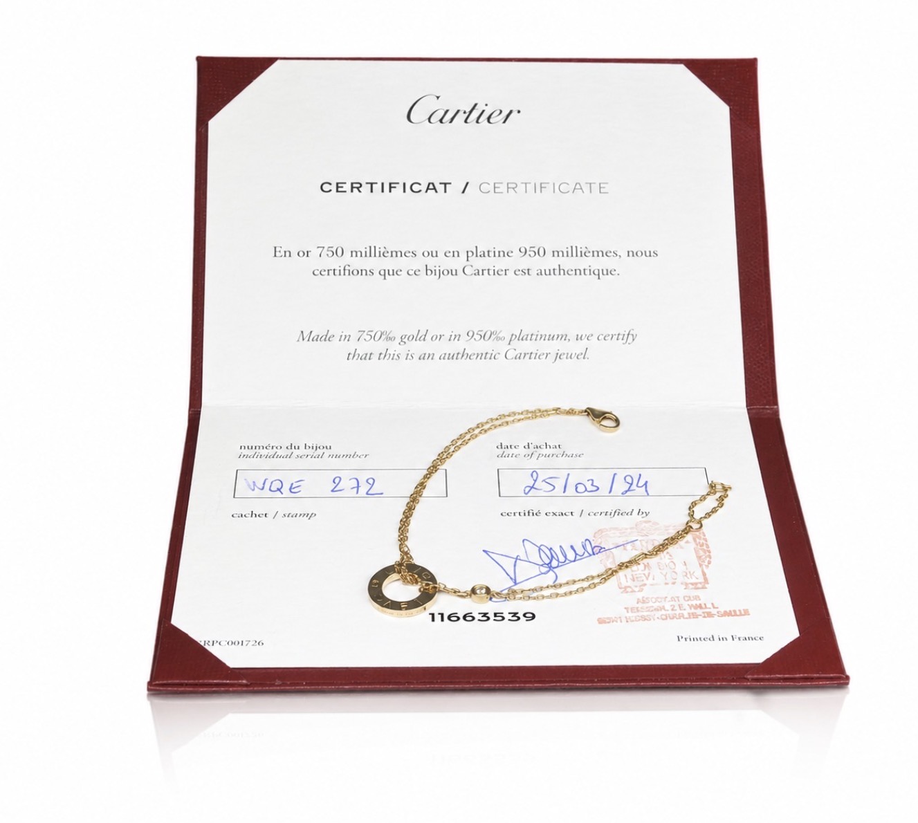 Bransoleta Cartier Love 4