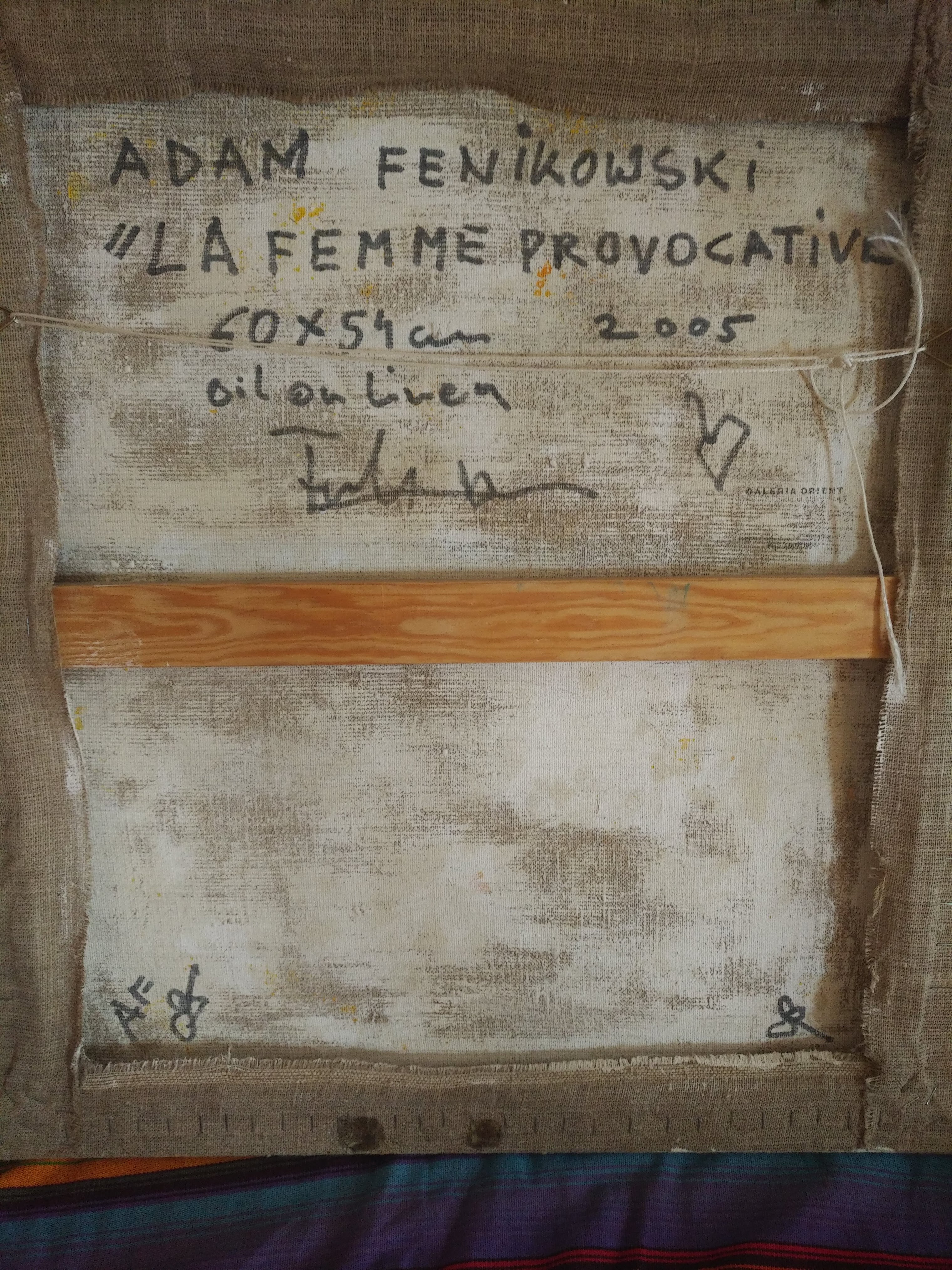 Tryptyk obrazów: "La femme provocative", "Melancholy", "La femme melancholy" 2