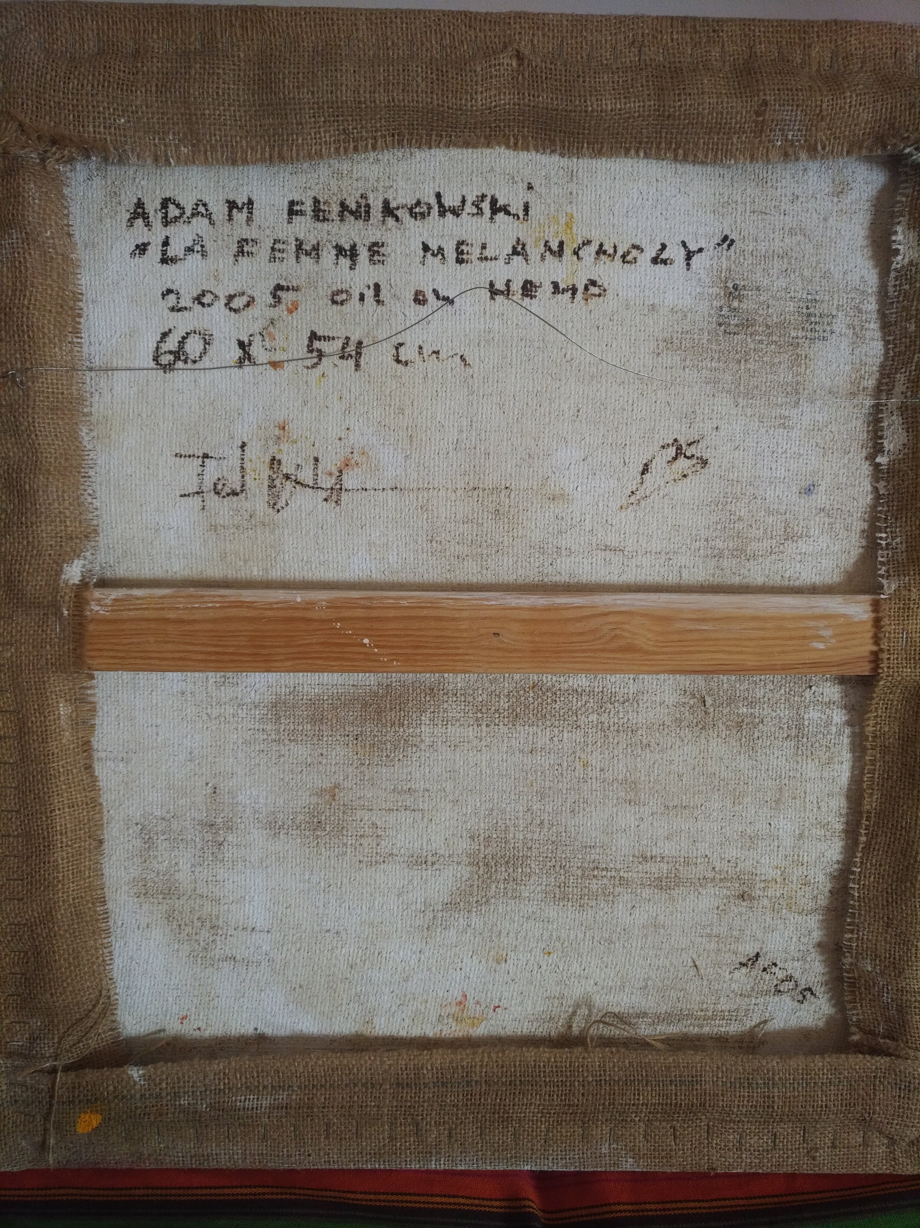 Tryptyk obrazów: "La femme provocative", "Melancholy", "La femme melancholy" 0