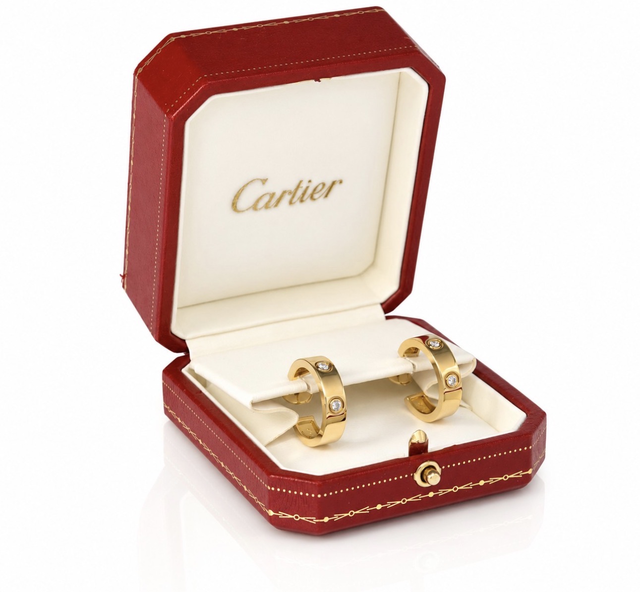 Brylantowe kolczyki Cartier 0