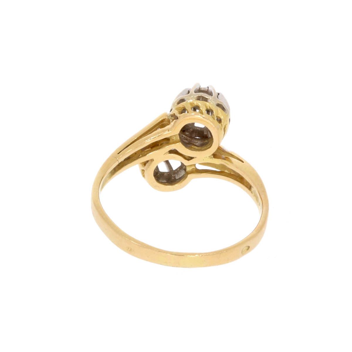 "Toi et moi" ring with diamonds 3