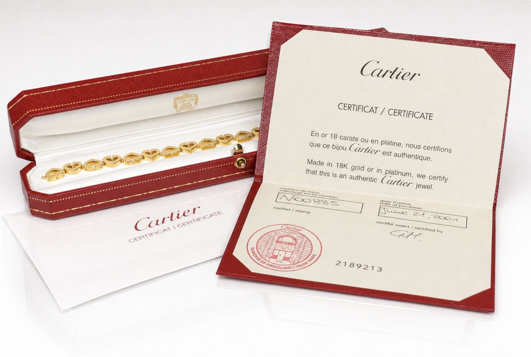 Bransoleta Cartier Heart C 5