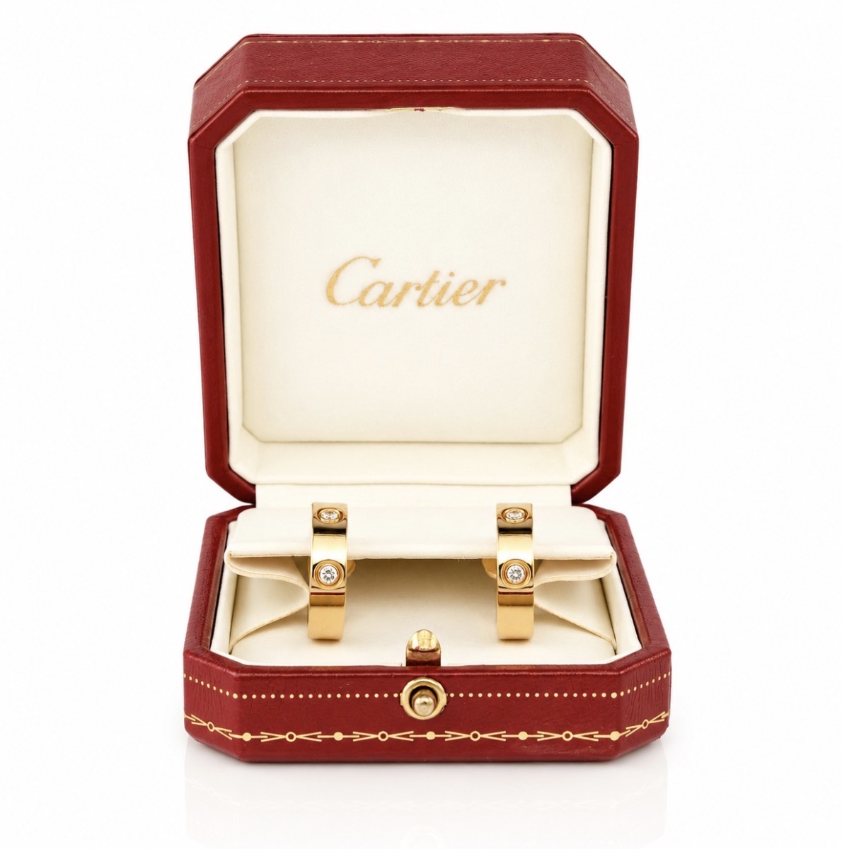 Brylantowe kolczyki Cartier 7