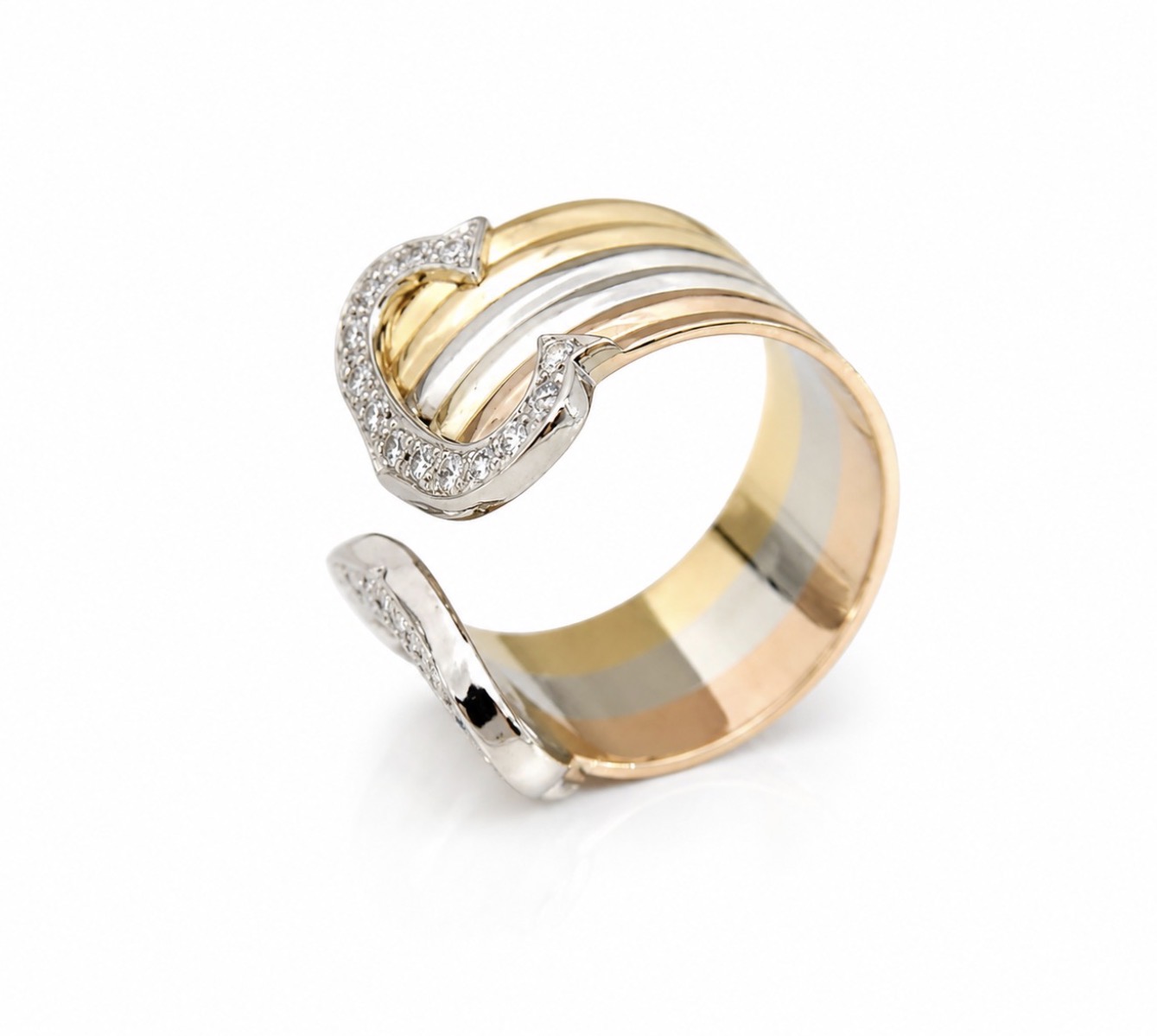 Obrączka Cartier Double C 2