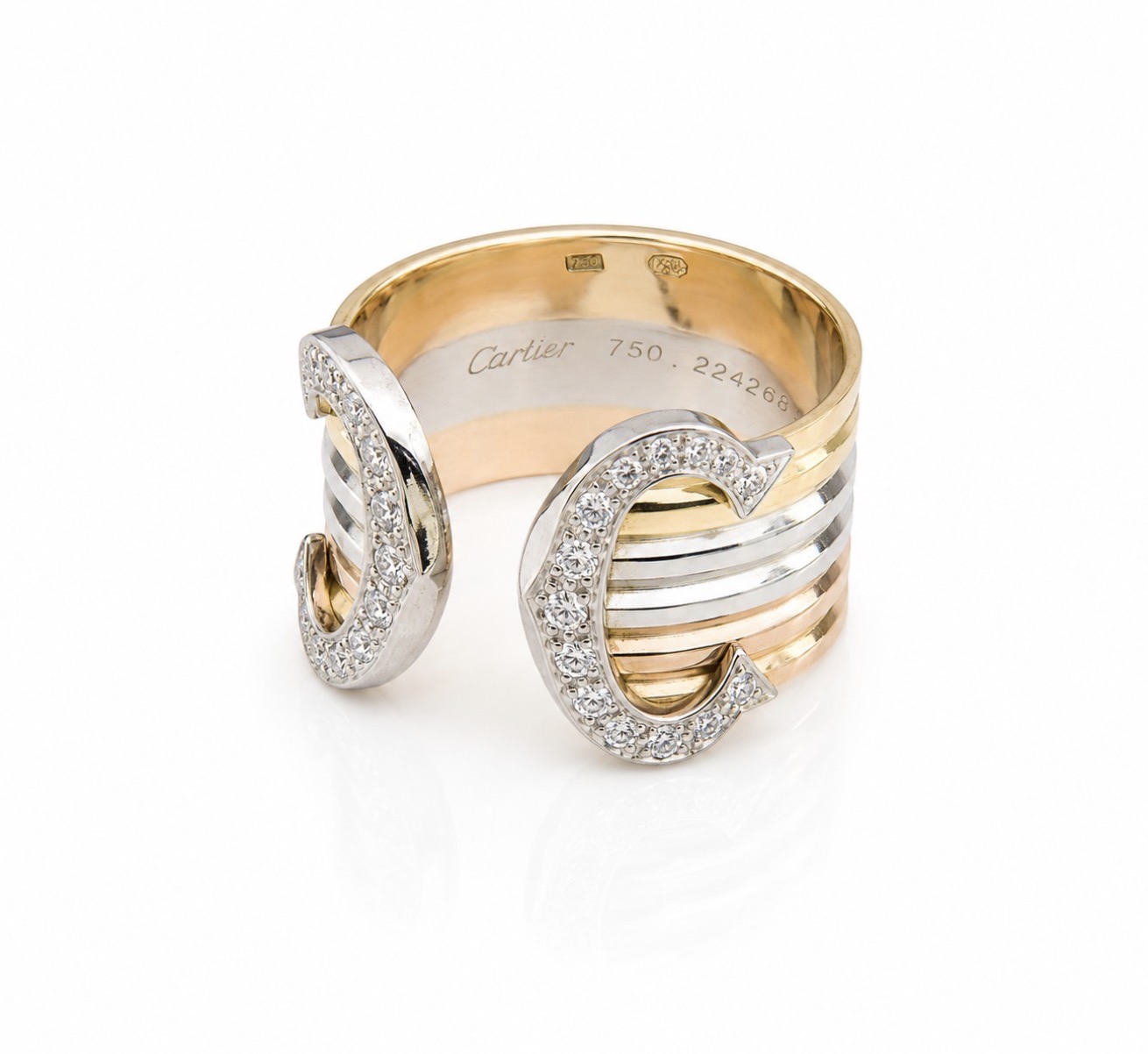 Obrączka Cartier Double C 5