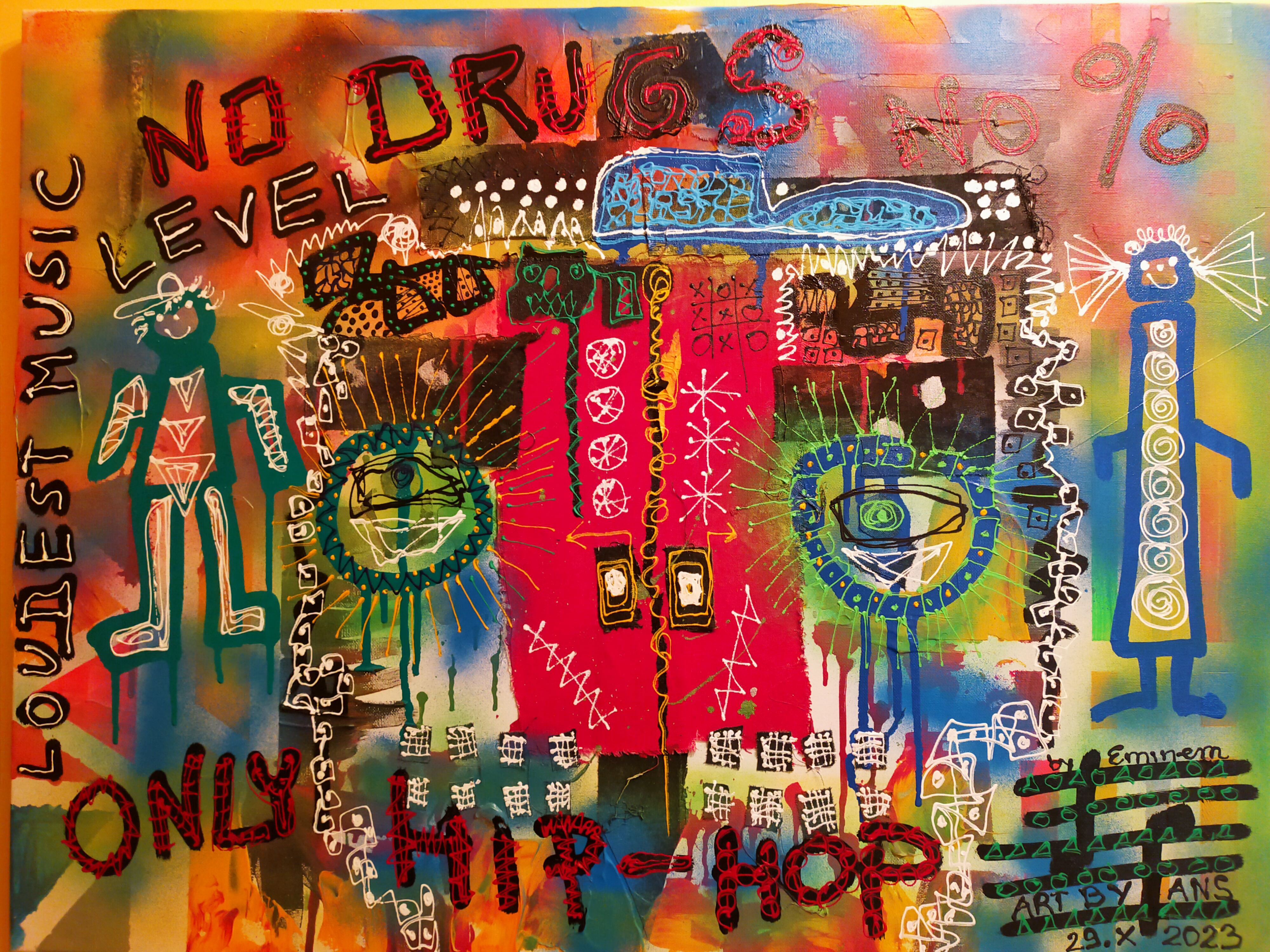 "No drugs, no alcohol"