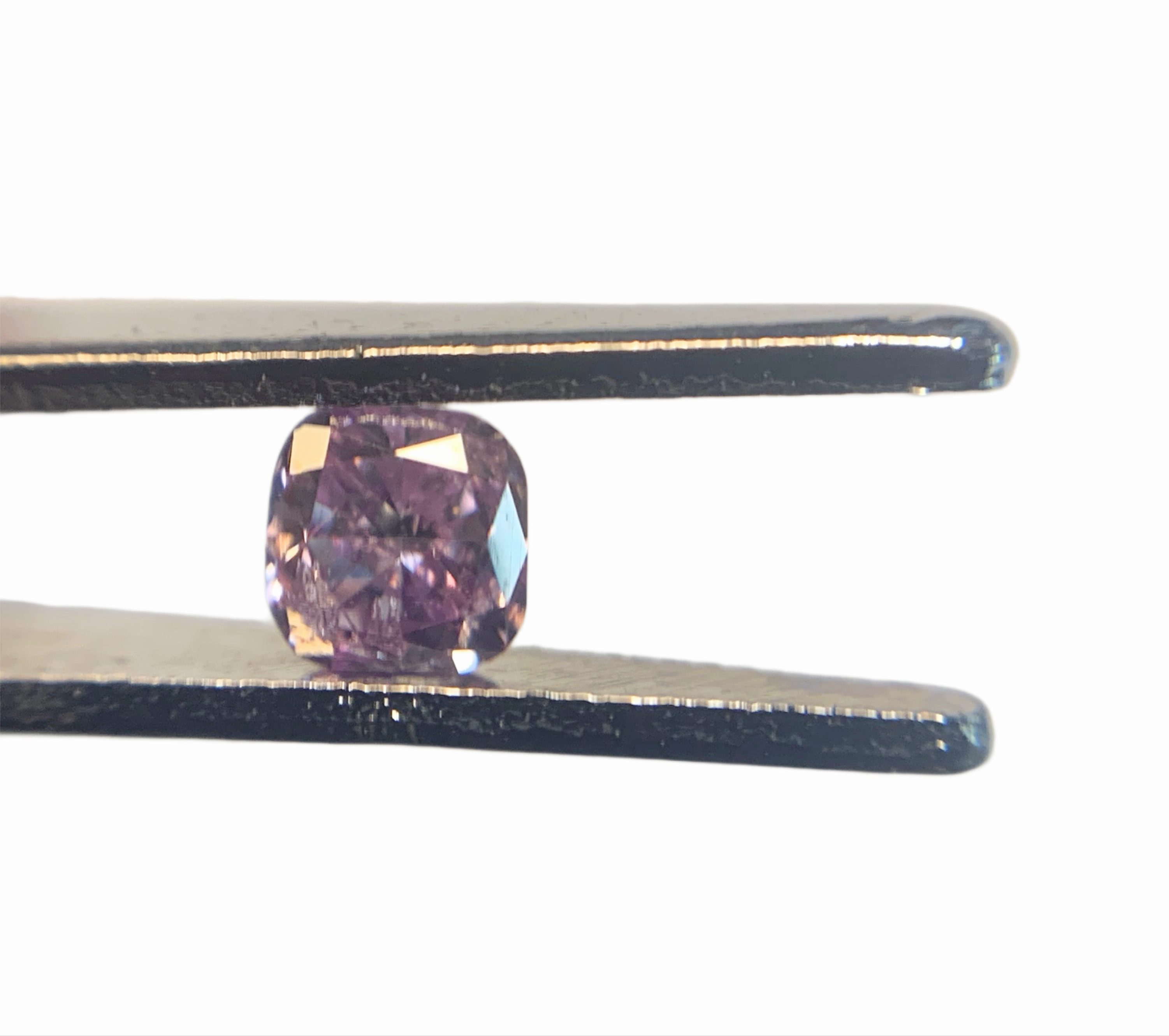 Natural 0.15 ct Fancy Intense Pink-Purple Diamond