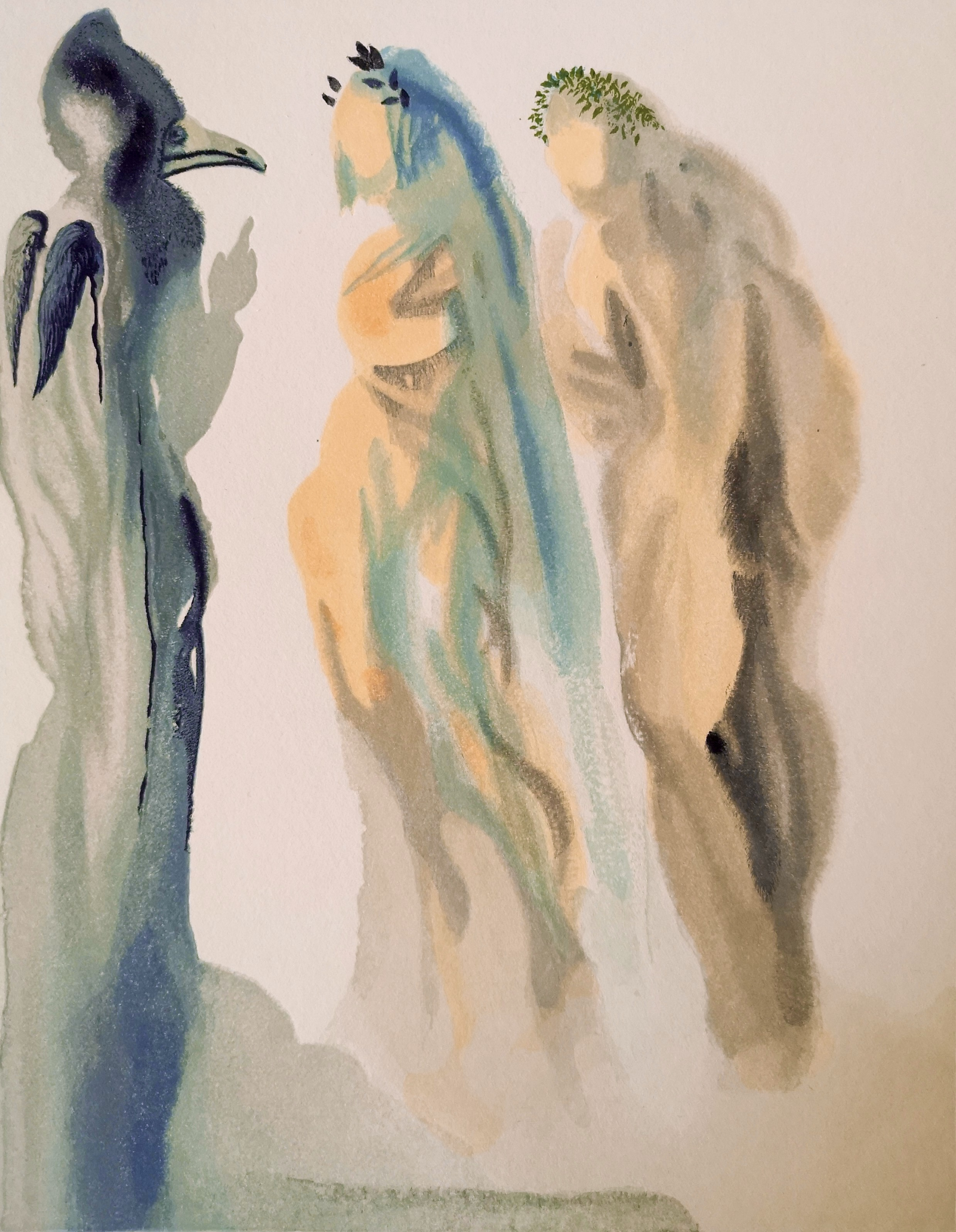 Ilustracja do ”Boskiej Komedii” Dantego – Trzecie niebo i Wenus (Raj: Pieśń 9)