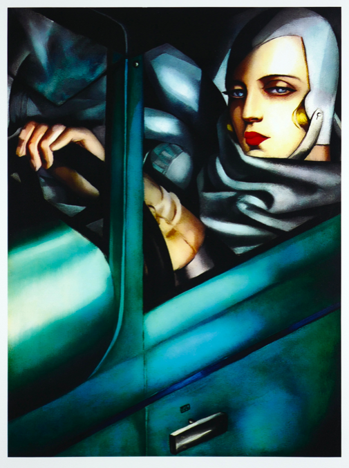 'Autoportrait (Tamara in a Green Bugatti)'