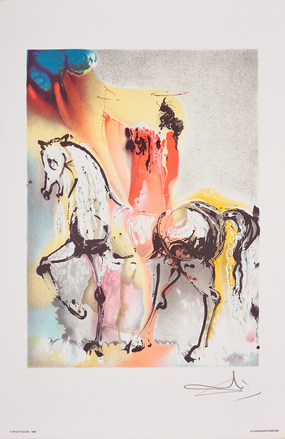 'Le Chevalier Chretien' from the series 'Dalinean Horses'