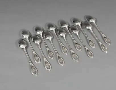 Set of 12 coffee spoons