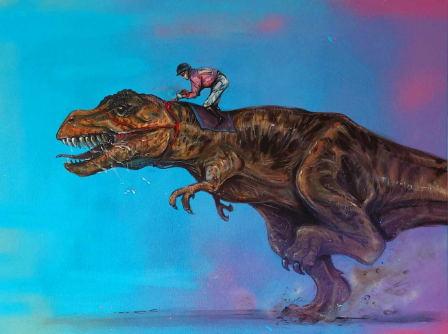 "T-Rex na Służewcu"