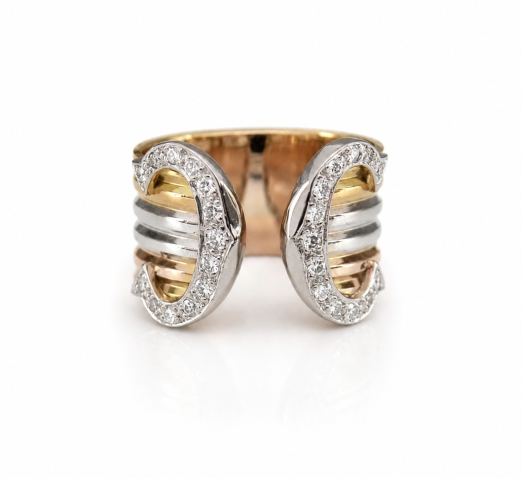 Obrączka Cartier Double C