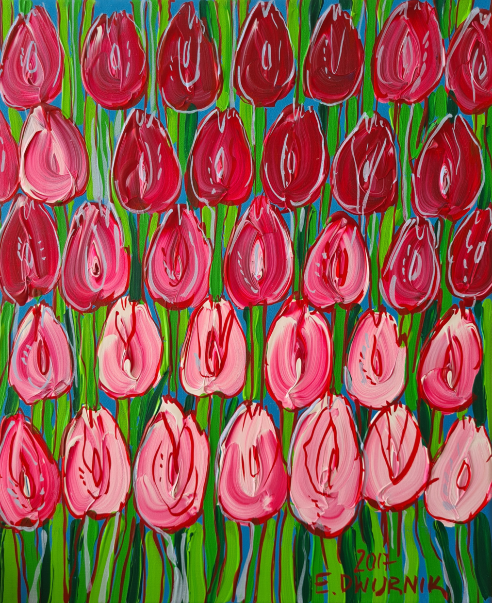 "Różowe tulipany"