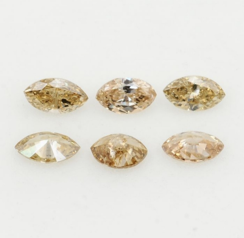 0.59 ct Natural Fancy Yellowish Brown Diamonds