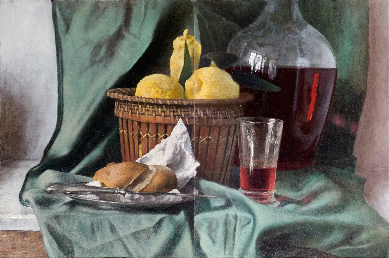 Still-life with lemons (diptych)