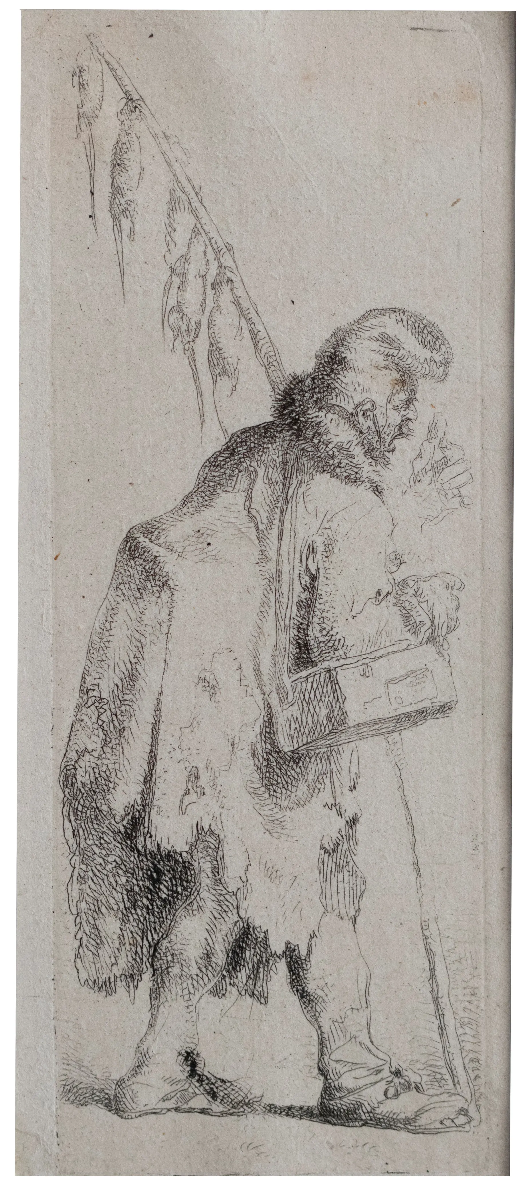 Poison seller, etching