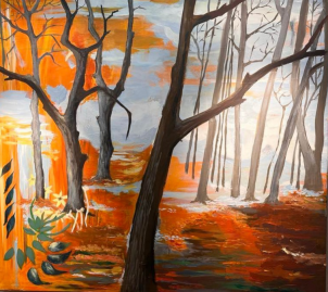 'Trees in Orange'