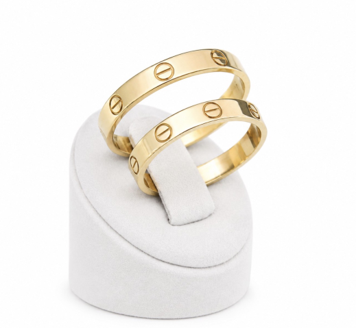 Cartier Love - a pair of wedding rings