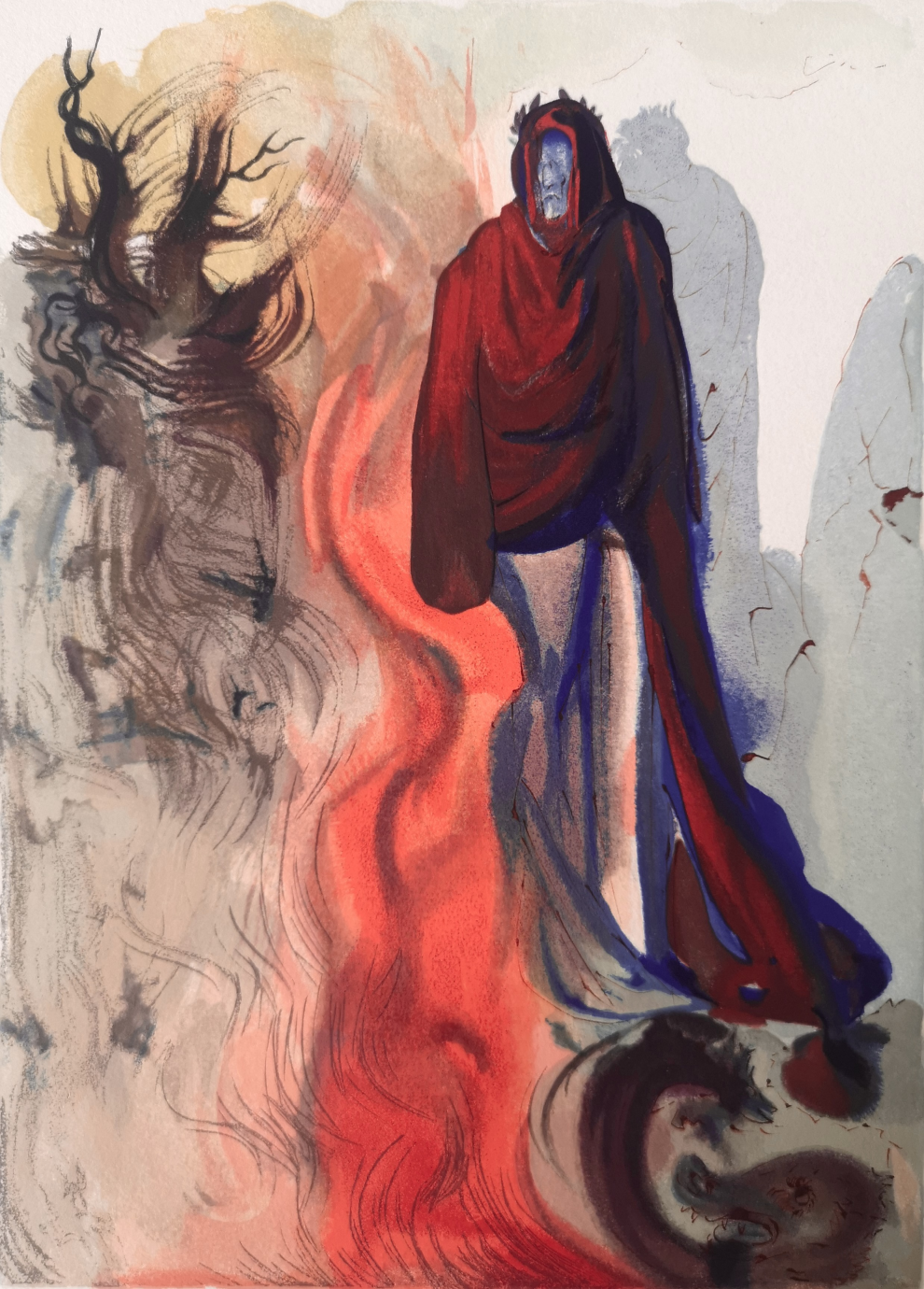 Illustration to Dante’s Divine Comedy – Inferno, Canto 34