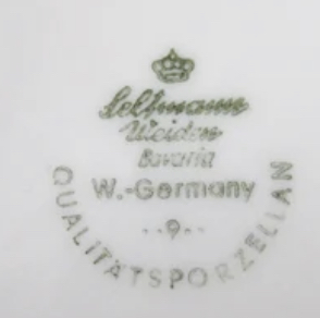 Porzellanfabrik Christian Seltmann G. m. b. H., Weiden, Bawaria