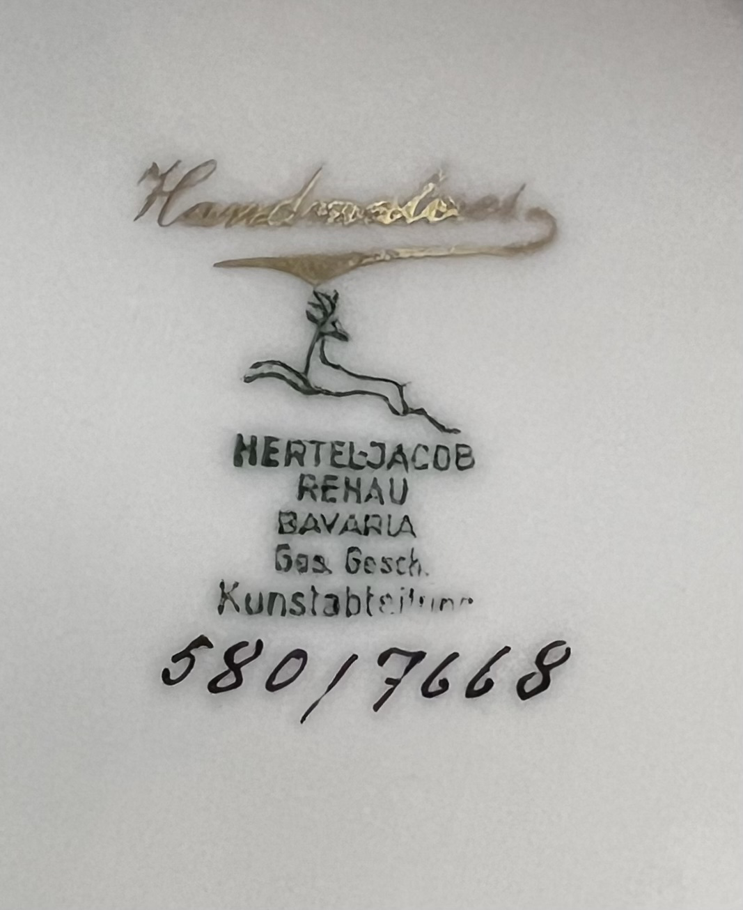 Porzellanfabrik Hertel, Jacob & Co., Rehau, Bawaria